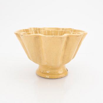 A set of five glazed earthenware moulds from Höganäs around 1900.