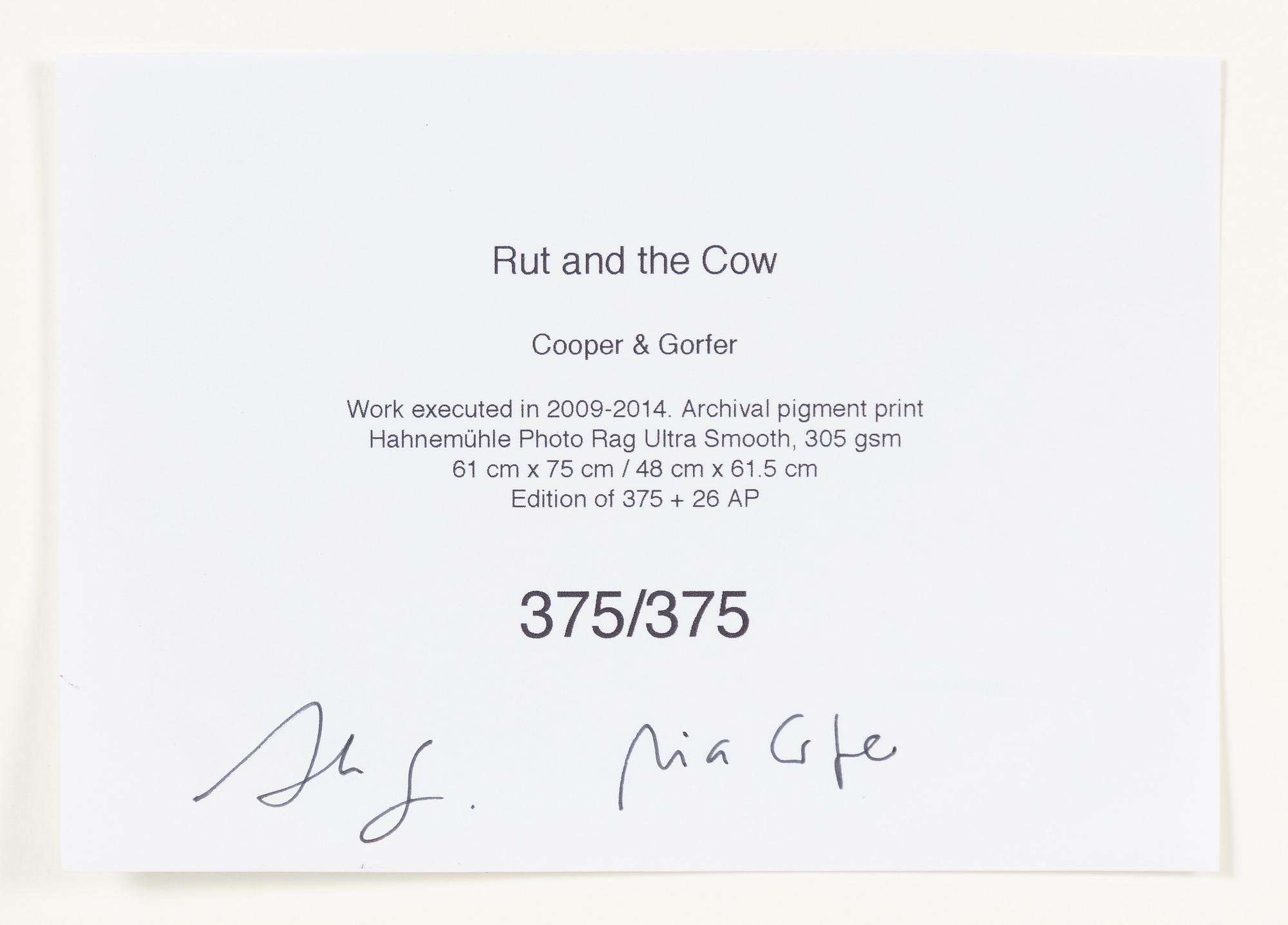 Cooper & Gorfer, "Rut and the Cow".