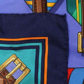 HERMÈS, a 'Sagles' silk scarf.