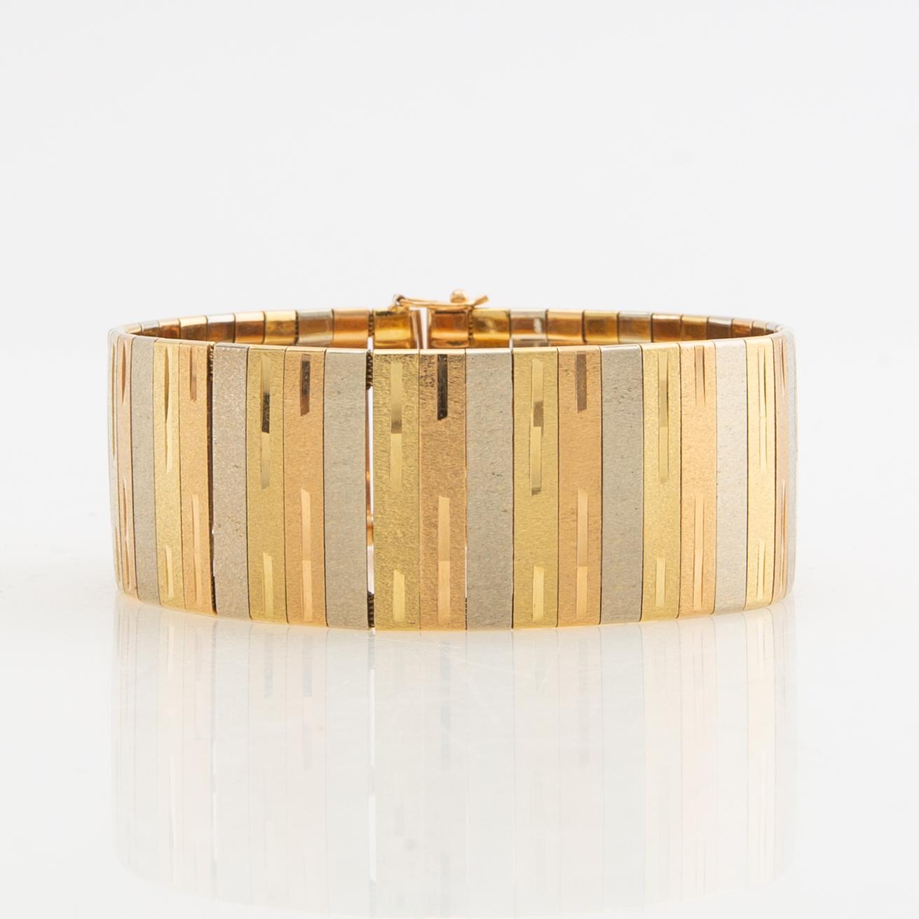 Bracelet, 18K gold, Austria.