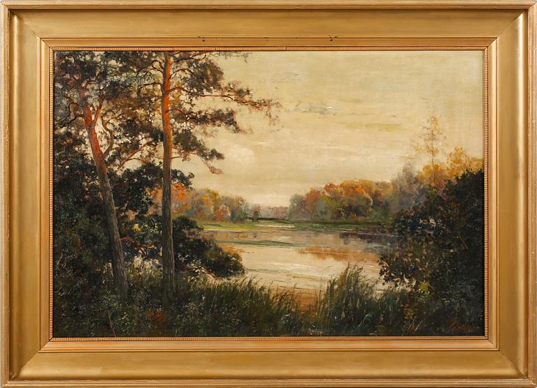 ROBERT HOFER, oil on canvas, signed.