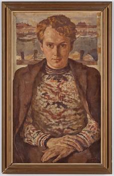 Lotte Laserstein, Porträtt av Bo-Göran Sleman.