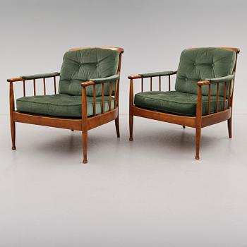 FÅTÖLJER, 1 par, "Skrindan", Kerstin Hörlin Holmquist, OPE-möbler.