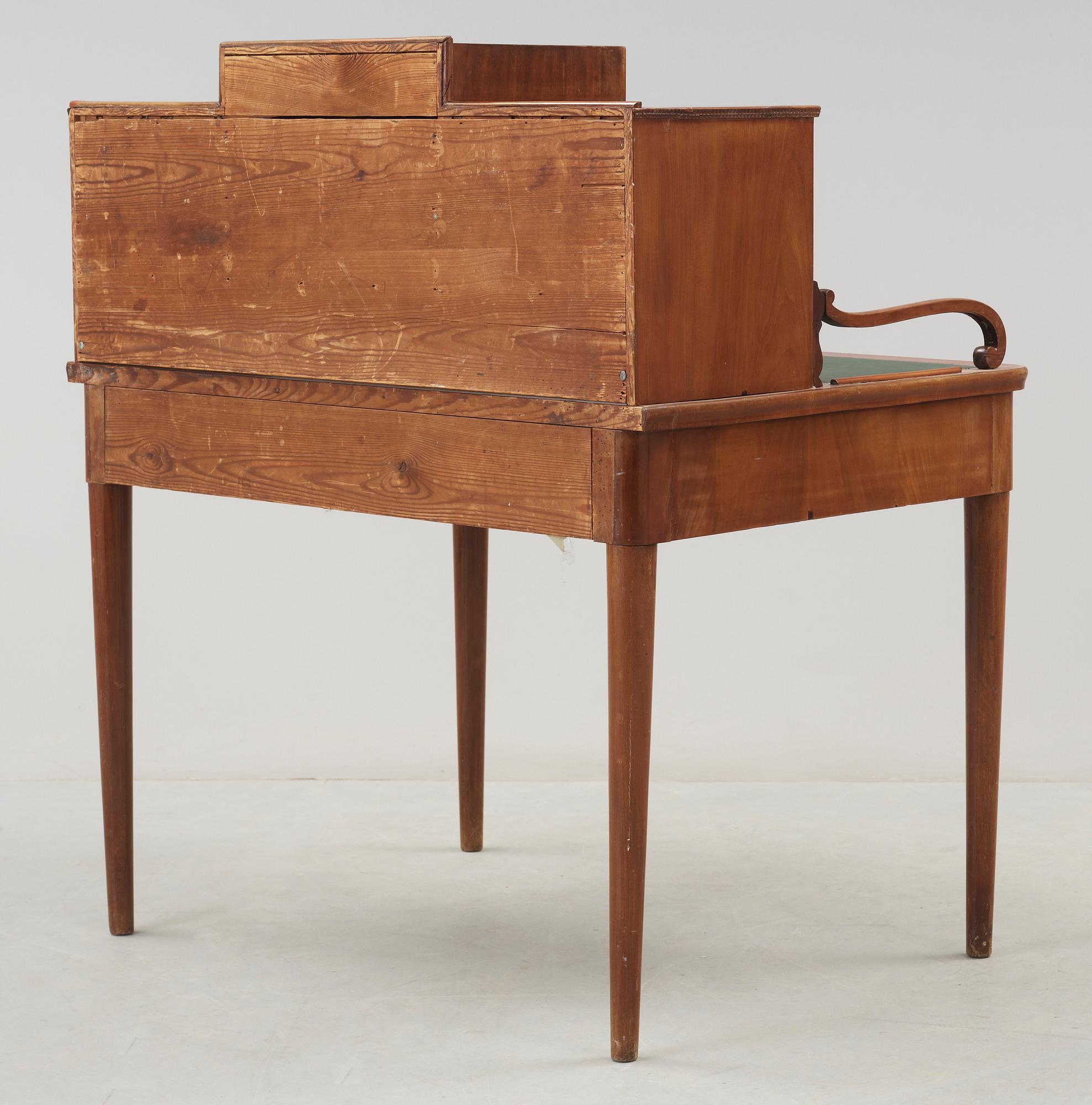SKRIVBORD, senempire, 1800-talets andra hälft.