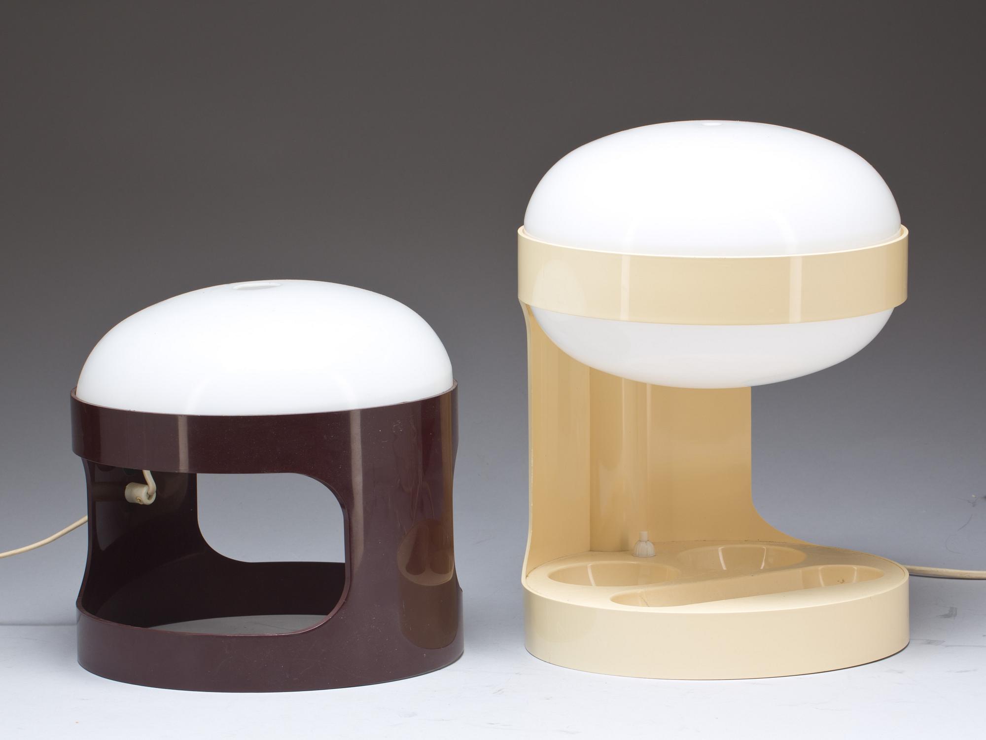 BORDSLAMPOR, 2 st, Joe Colombo.