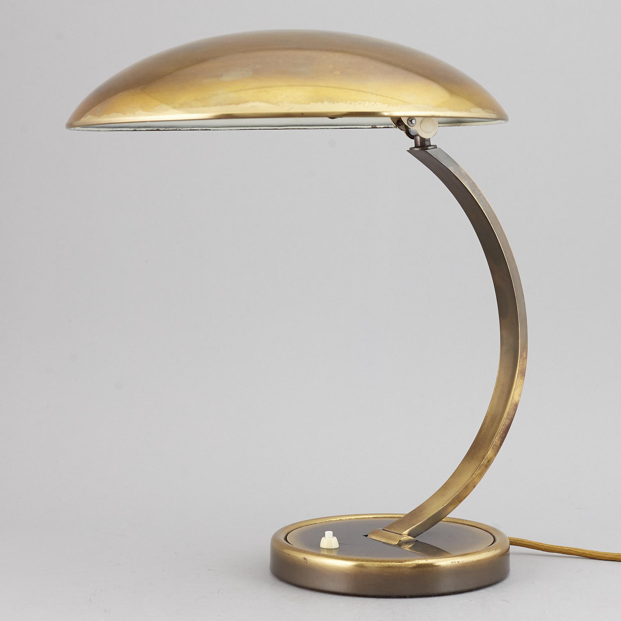 CHRISTIAN DELL, bordslampa, Gebr. Kaiser & Co, Tyskland 1930-tal.