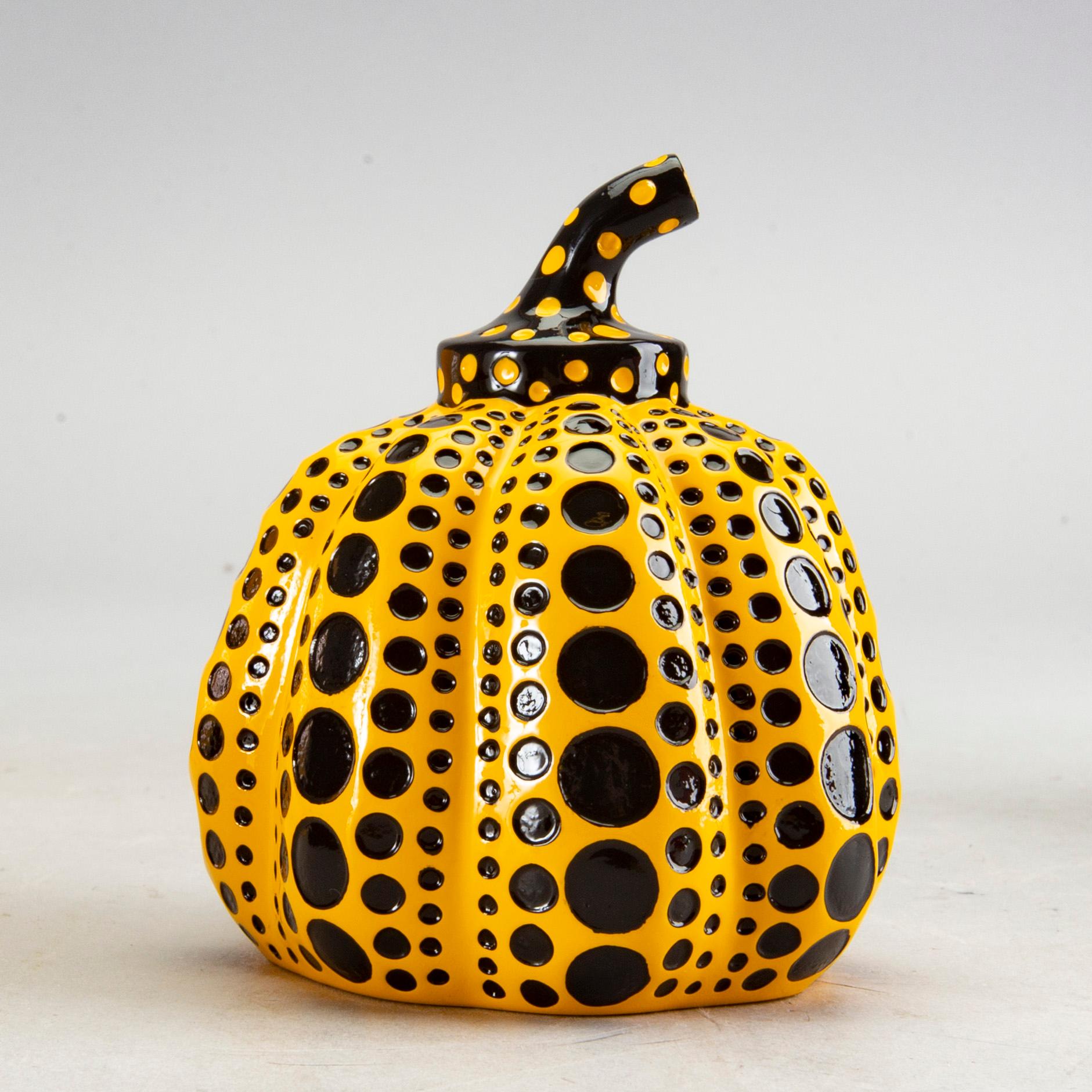 YAYOI KUSAMA, after, multiple, painted cast resin, published by Benesse Holdings, Inc., Naoshima, Japan, 2013.