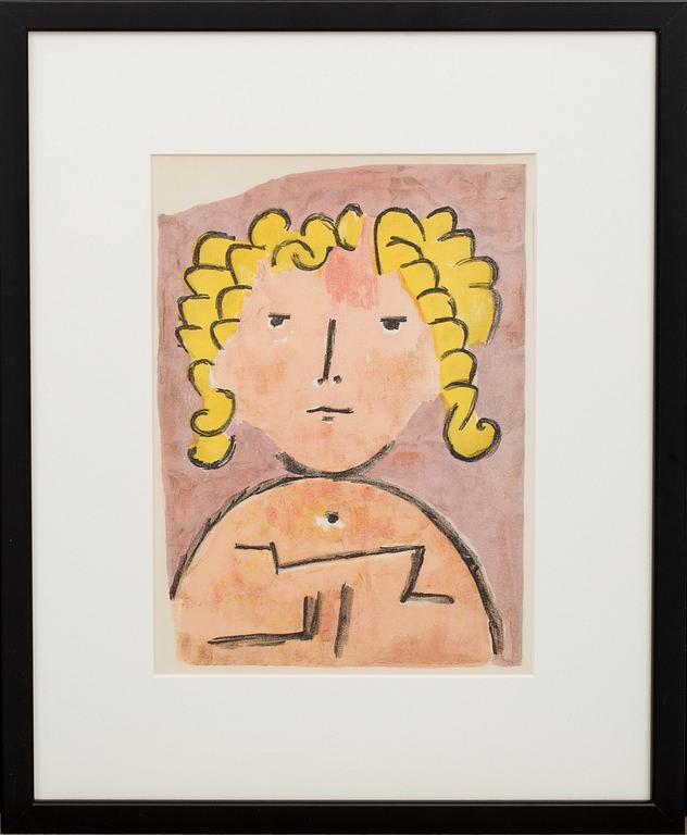 PAUL KLEE, colour lithographe, unsigned, from Verve vol II no 5-6 1939.