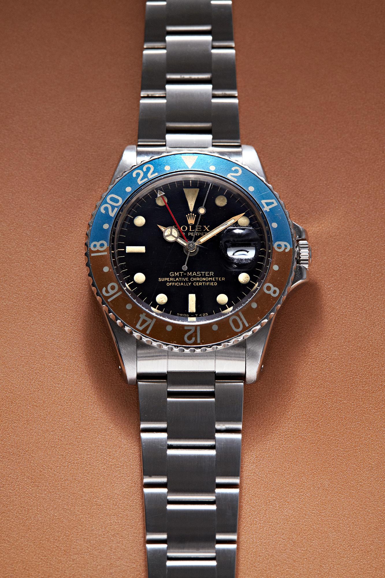 ROLEX, GMT-Master, "Gilt Dial".
