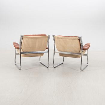 John-Bertil Häggström, armchairs, a pair, "Borkum", IKEA, 1970s.
