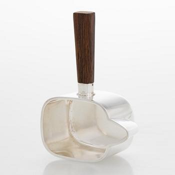 Bertel Gardberg, A silver and rosewood sauce jug, Eino Westerback, Helsinki, 1959.