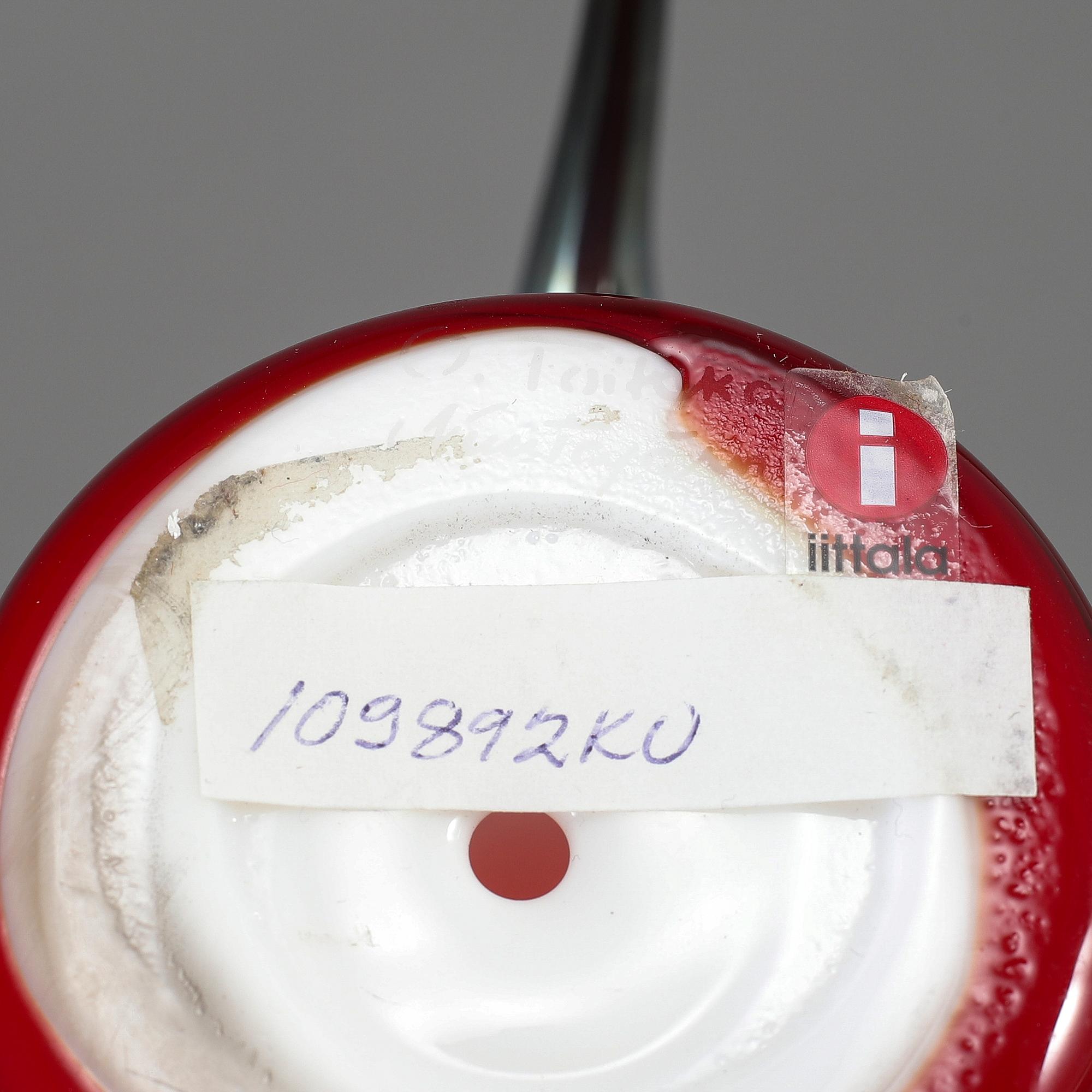 OIVA TOIKKA, lasilintu, Red Ibis (Punainen Ibis) O. Toikka Nuutajärvi.