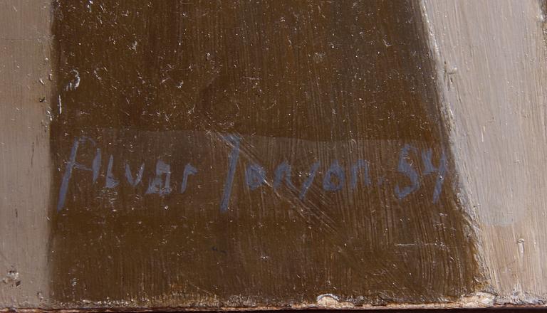 JANSSON, ALVAR, olja på duk, sign o dat 54.