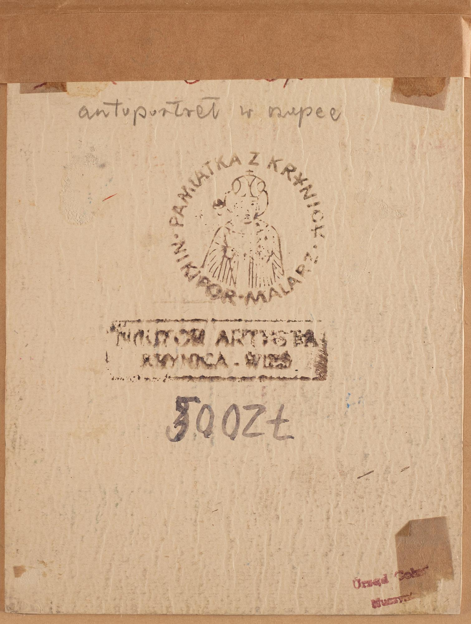 Nikifor Krynicki, Autoportrait.