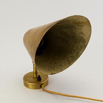 A brass wall lamp 1950s.