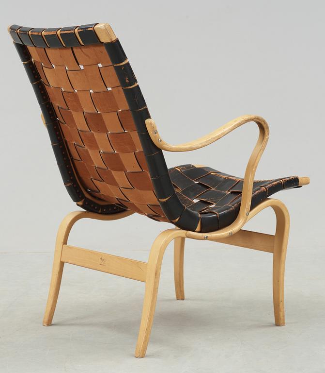 FÅTÖLJ, "Eva", Bruno Mathsson, Firma Karl Mathsson, Värnamo 1965.
