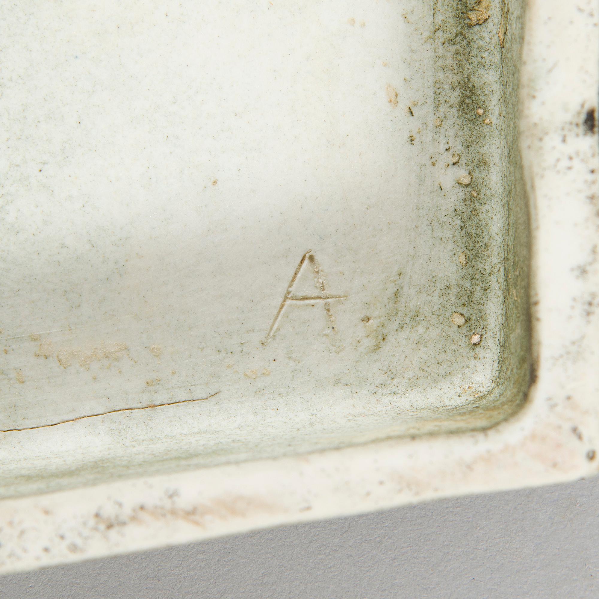 Rut Bryk, a stoneware wall relief, signed BRYK.