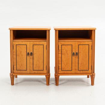 Bedside tables, a pair, Josefssons Möbler, Nybro, 20th/21st century.