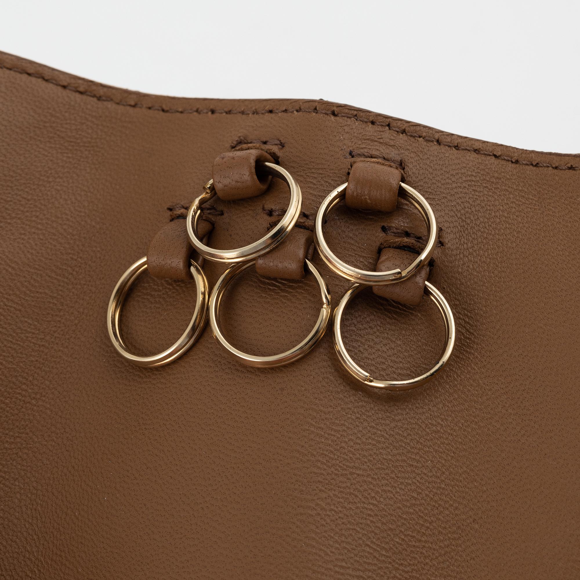 Bottega veneta, a leather wallet and key case.