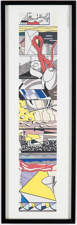 AFFISCHER/TRYCK, 2 st, efter Roy Lichtenstein. Varav ett utgivet av MoMA, Museum of Modern Art, New York.