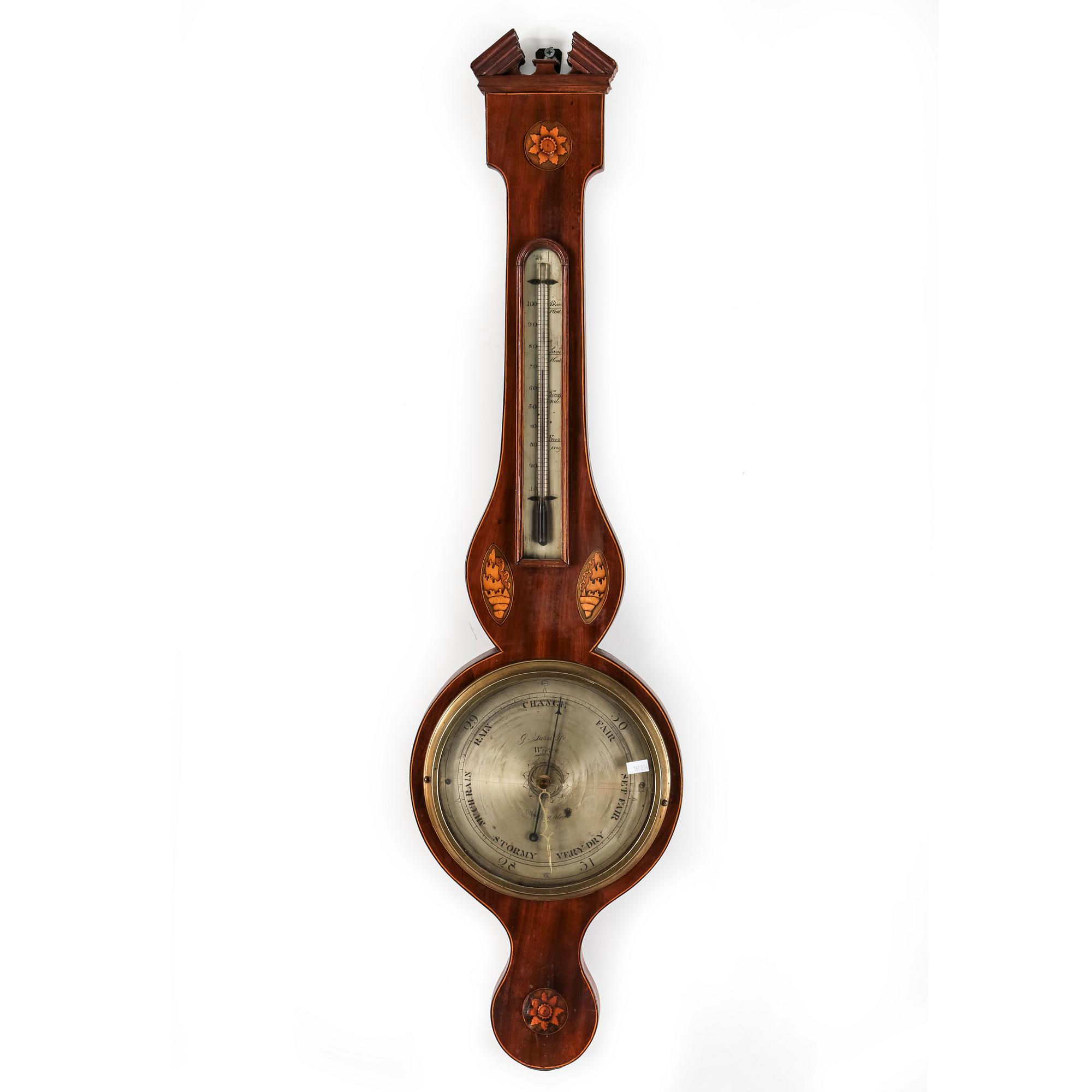 BAROMETER, England, 1800-tal,