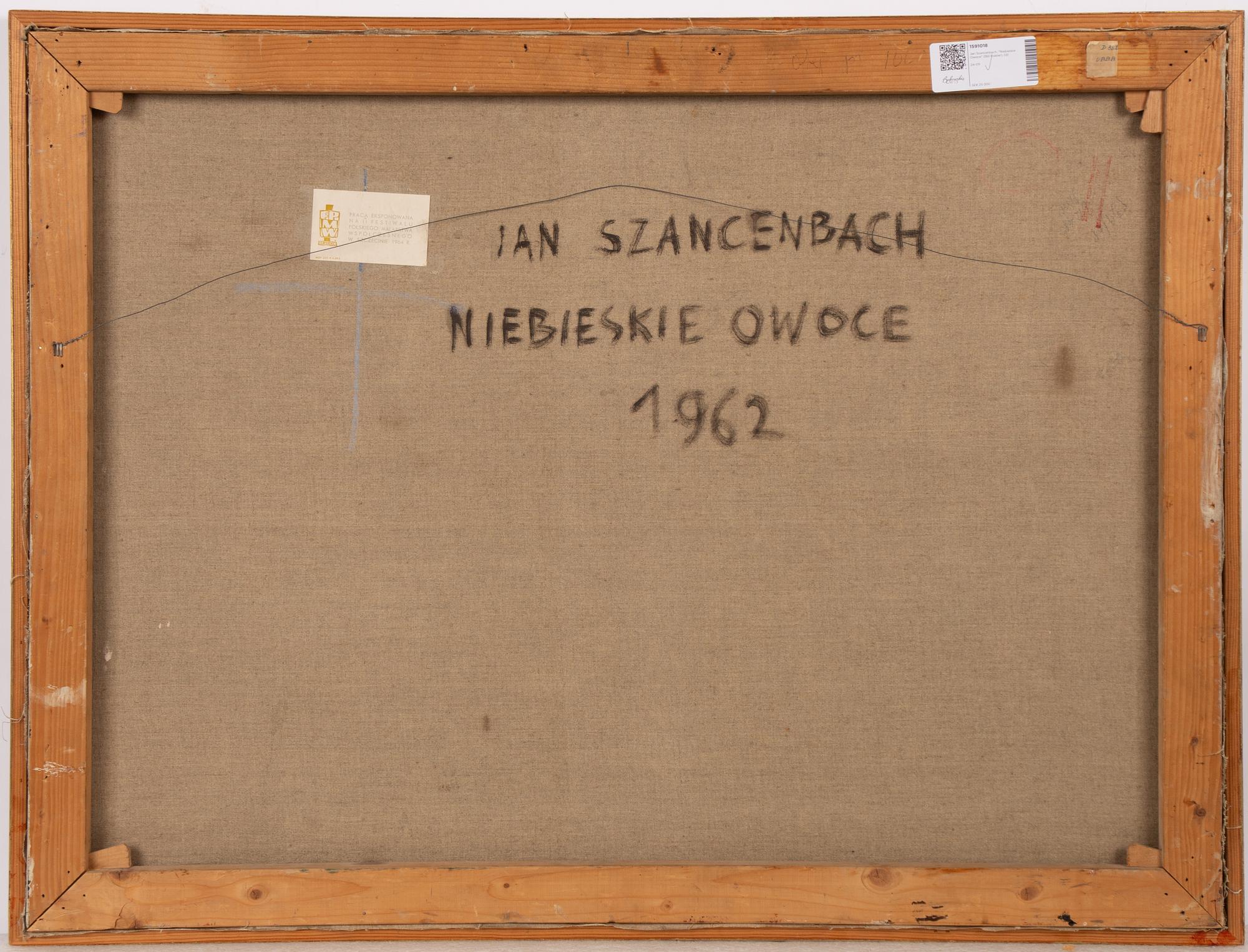 Jan Szancenbach, "Niebieskie Owoce" (Blå frukter).