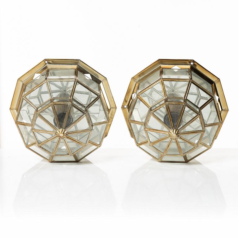 Hijos Esteves, taklampor, ett par, Taurus, Spanien, 1900-talets andra hälft.