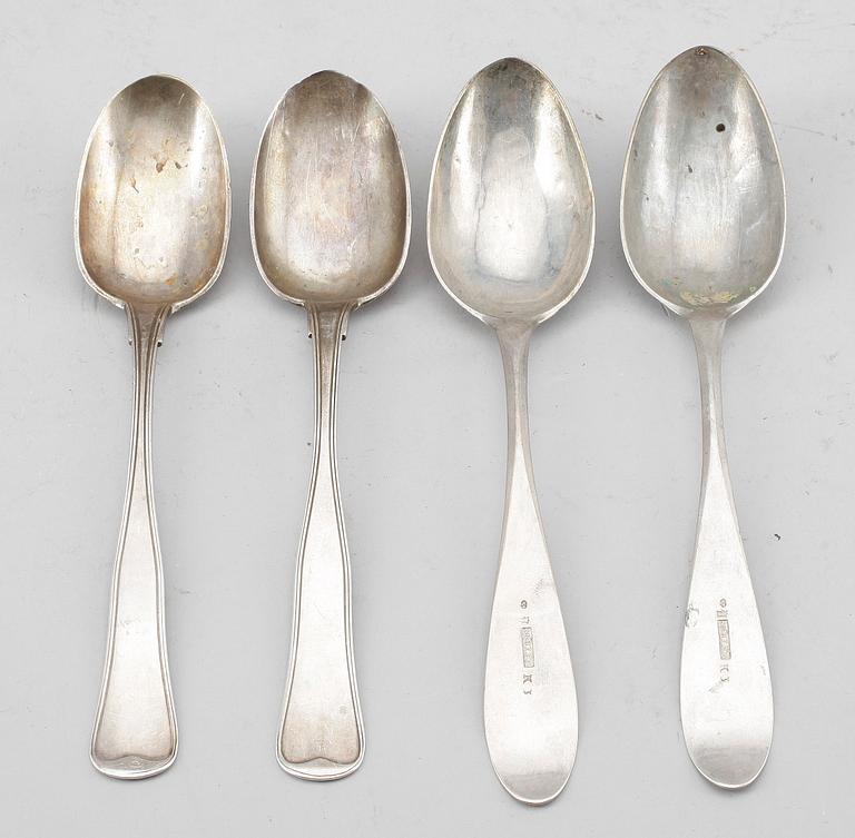 MATSKEDAR, 4 st. Silver. Tot ca 230 g.