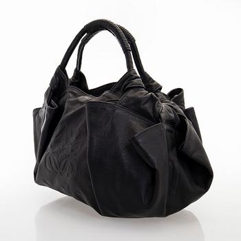 Loewe, a leather handbag.