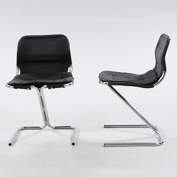 RUUD EKSTRAND OCH CHRISTER NORMAN, stolar, 4 st, "Formula", Dux, 1970-tal.