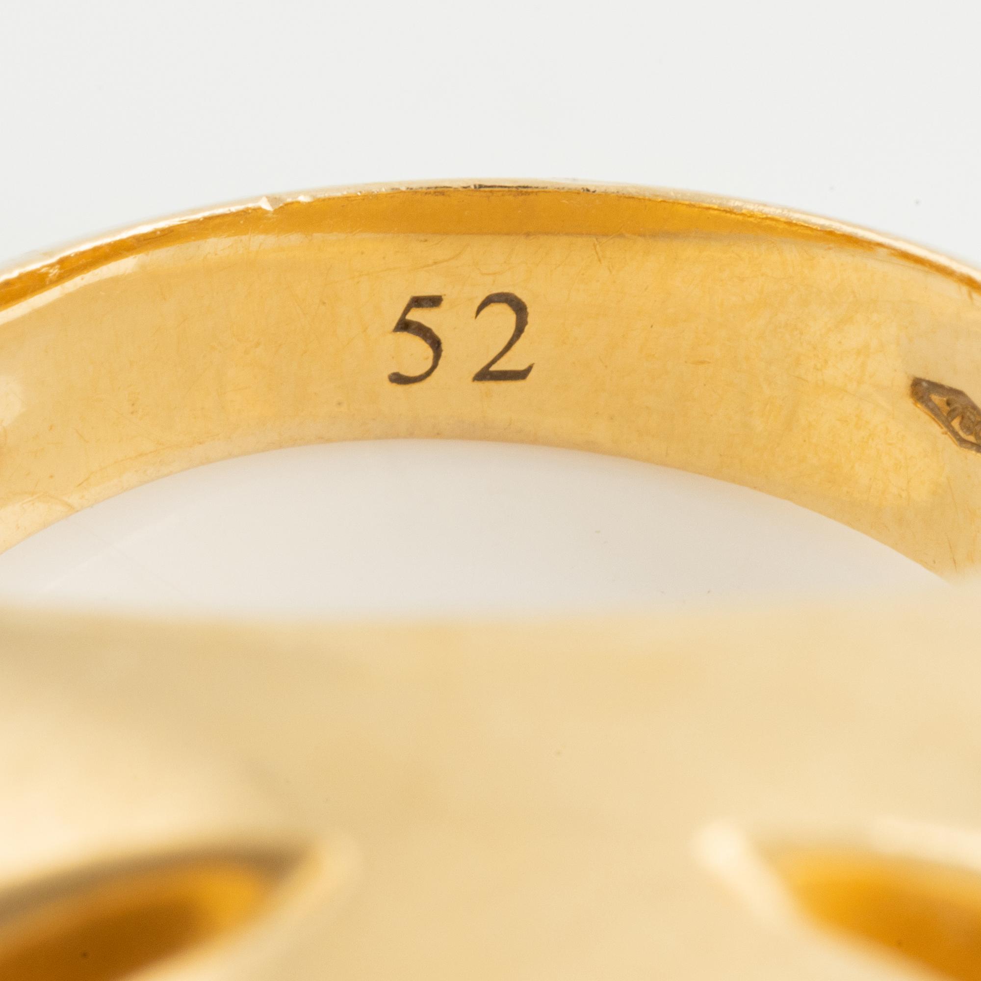 Bulgari, 18K gold ring.