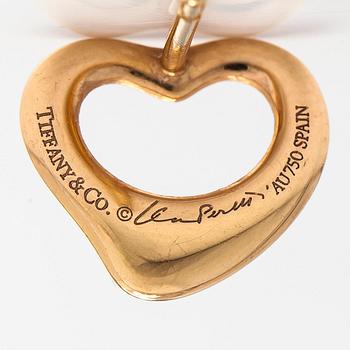Tiffany & Co, Elsa Peretti, korvakorut, "Open Heart", 18K kultaa.