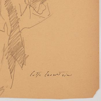 Lotte Laserstein, Reciterande man.