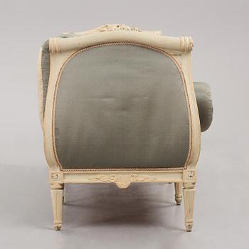 A Gustavian sofa attributed to C. F. Flodin (chairmaker in Stockholm 1776-95).