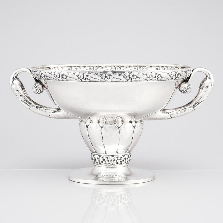 Georg Jensen, an 830/1000 silver jardinère, Copenhagen ca 1915-1919.