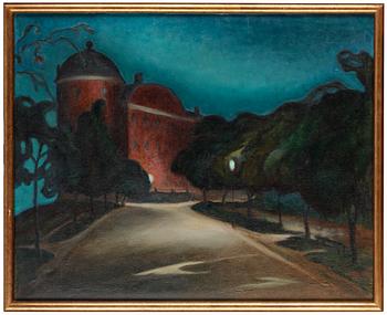 521. Ernst Nilsson, View over Uppsala Slott.