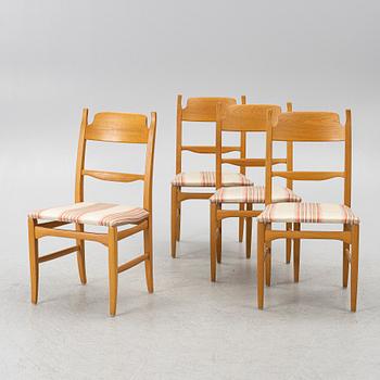 Carl Malmsten, chairs, 4 pcs "Calmare Nyckel", Åfors furniture factory, second half of the 20th century.