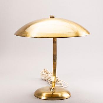 A brass table light, Egon Hillebrand, Germany, 1940's.
