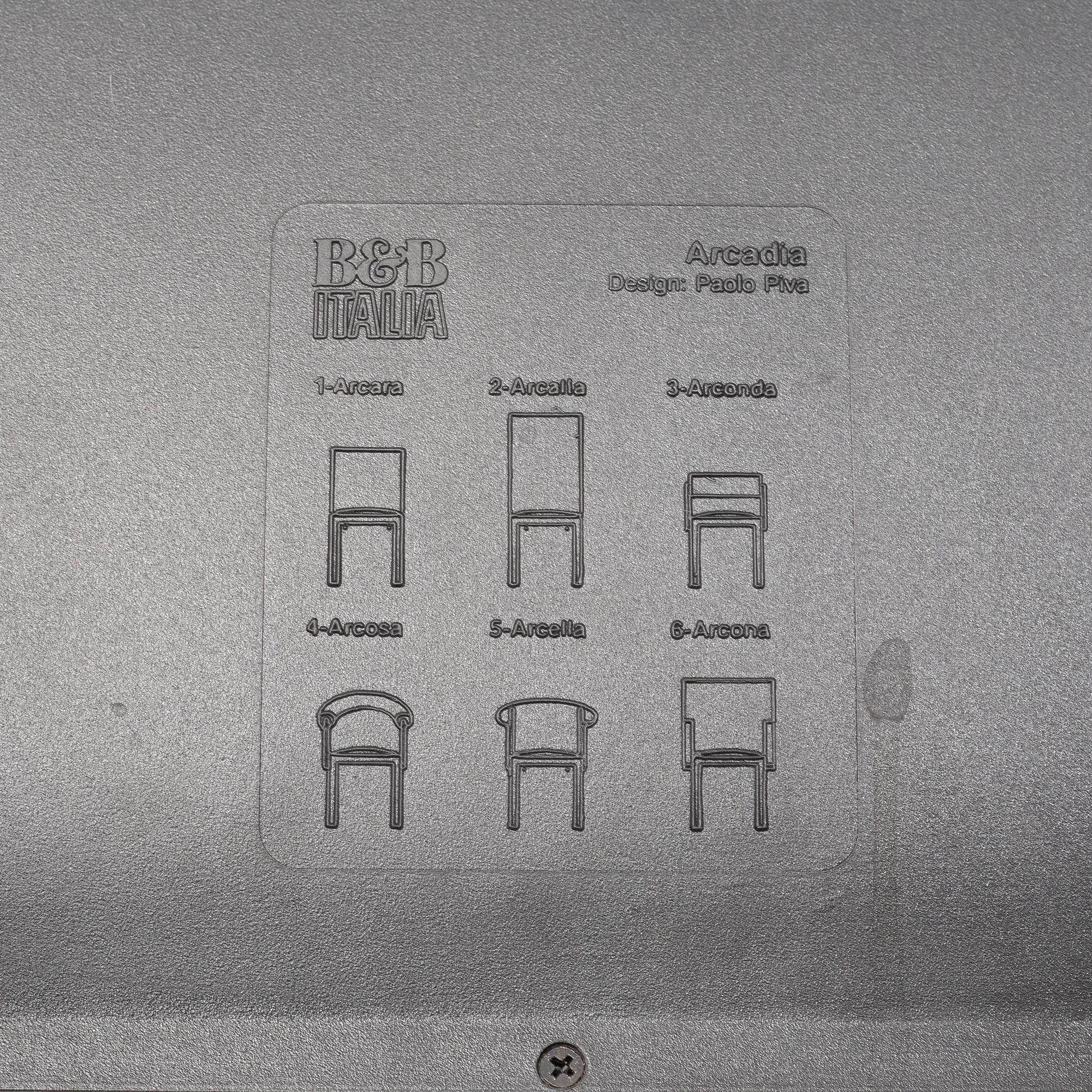 Paolo Piva, an armchair from the series Arcadia model