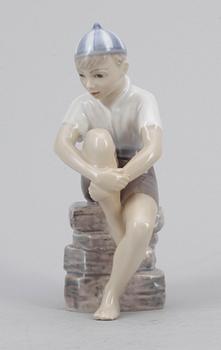 FIGURINER, 3 st, porslin, Dahl Jensen, Dankmark.