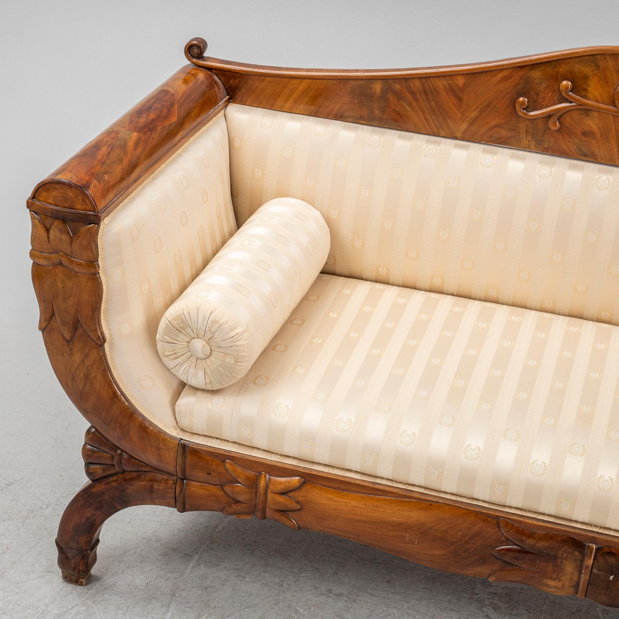 A empire style sofa, 19th Century.