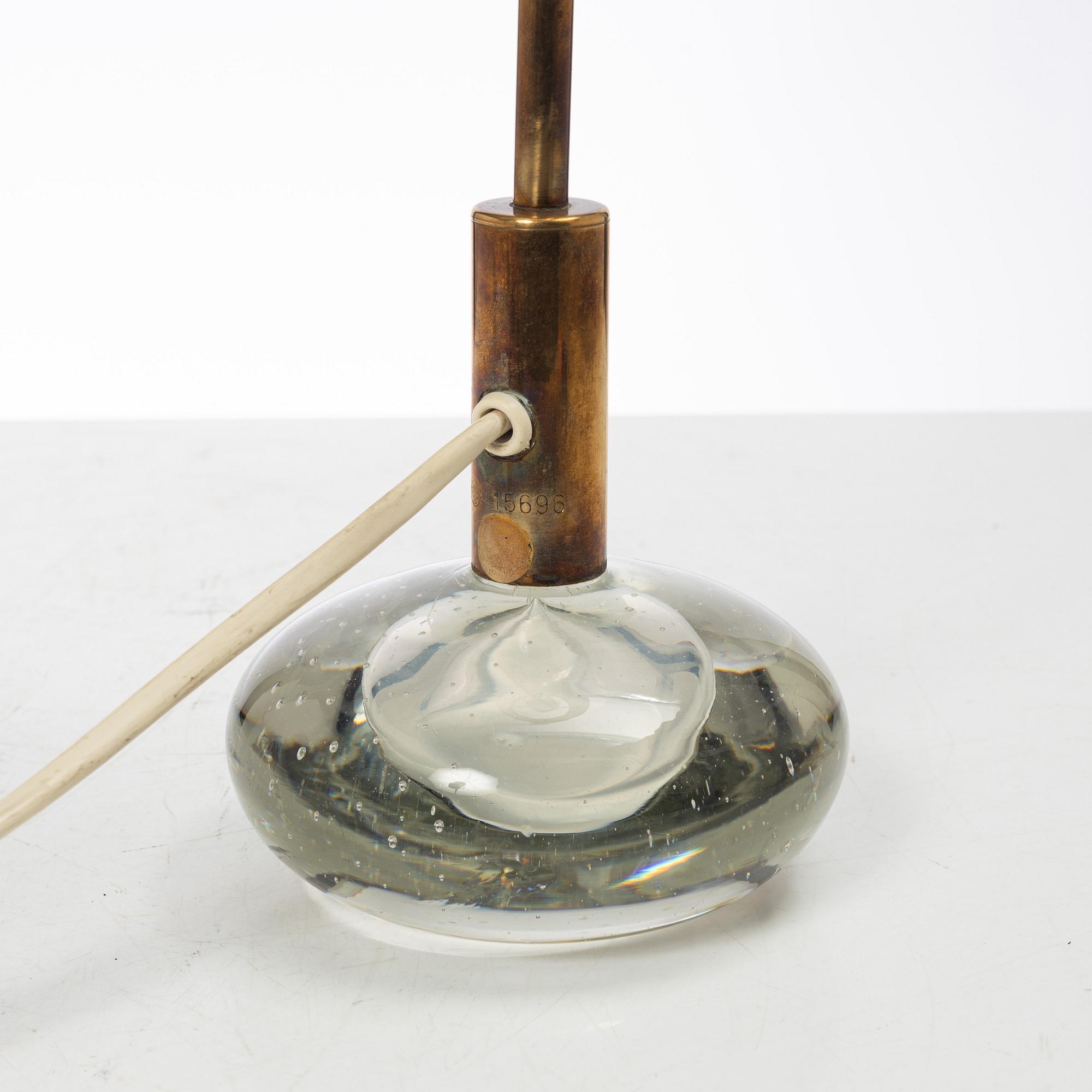 Arvid Böhlmarks Lampfabrik, a table lamp, model 15696, Stockholm, 1940s-50s.