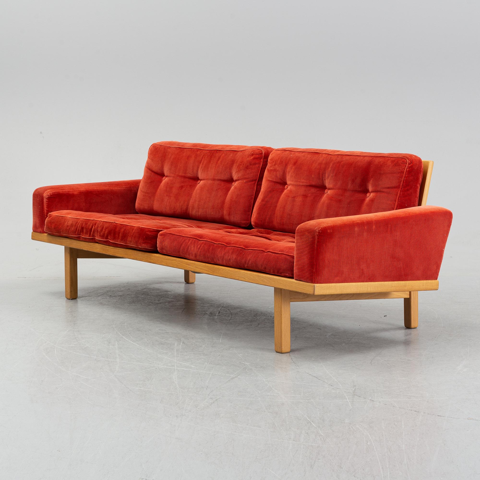 A 'Tornado' oak sofa by Eric Merten, 1960's.