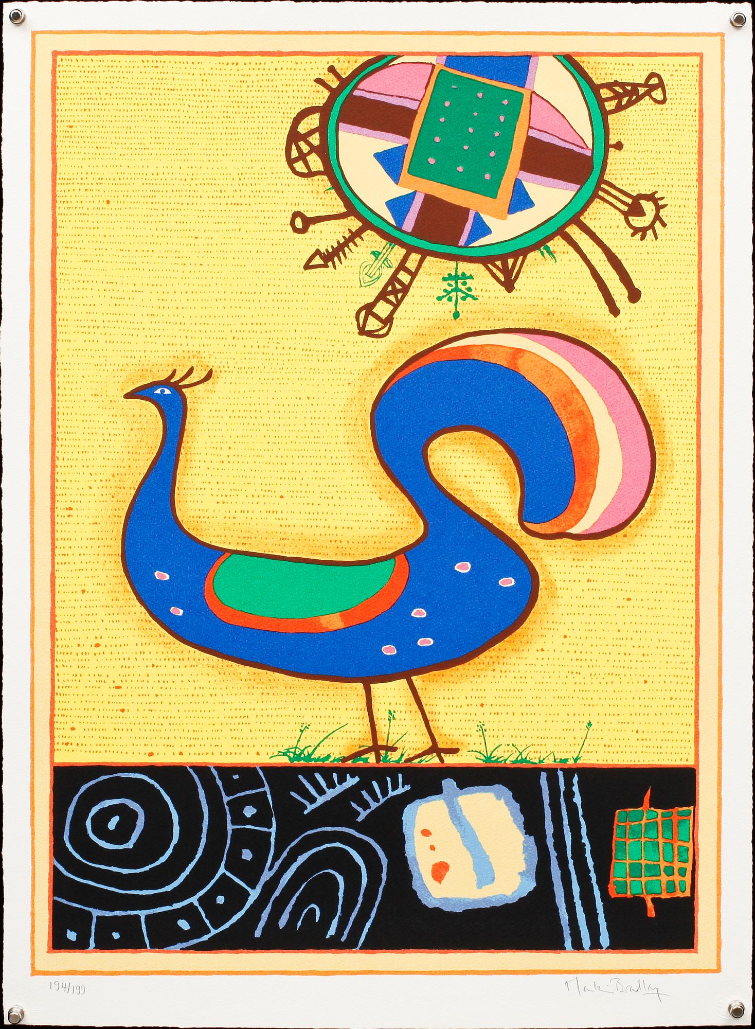 MARTIN BRADLEY, färglitografi, sign och numr 194/199.