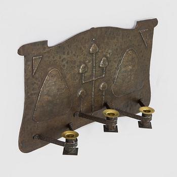 An early 20th century wall scone, Sweden.