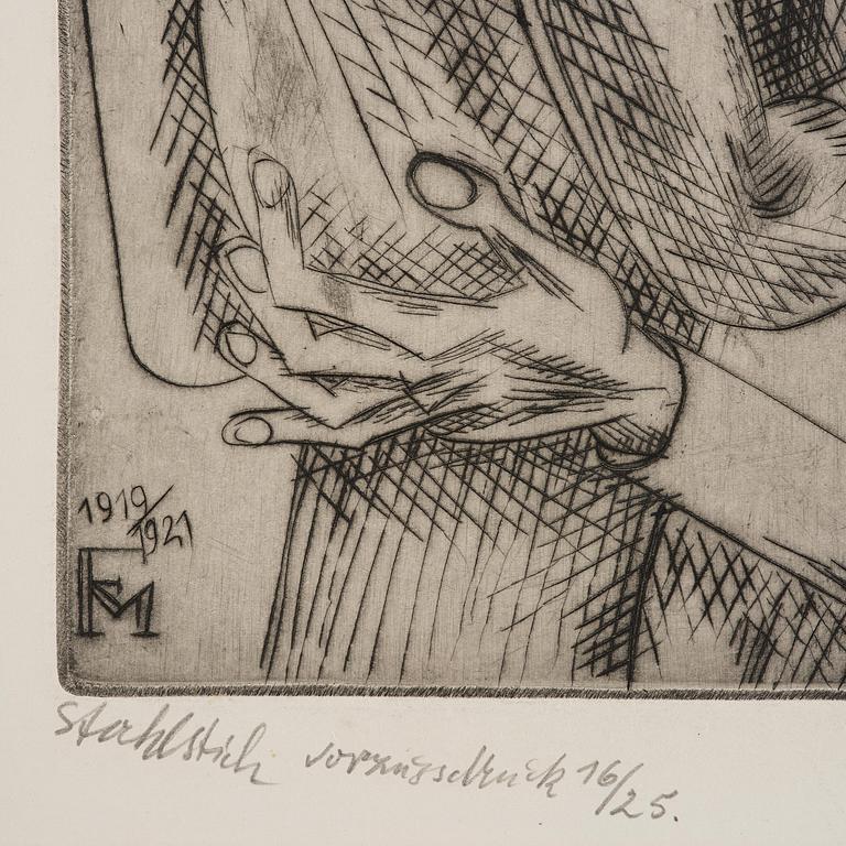 Conrad Felixmüller, "Freunde".
