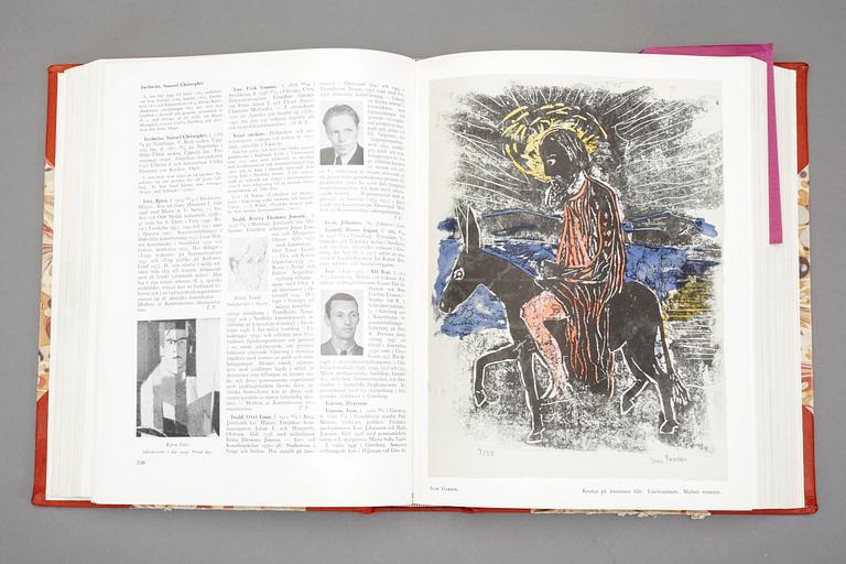 BOKVERK, volym I-V, "Svenskt Konstnärslexikon", Allhems Förlag, Malmö, 1952 - 67.