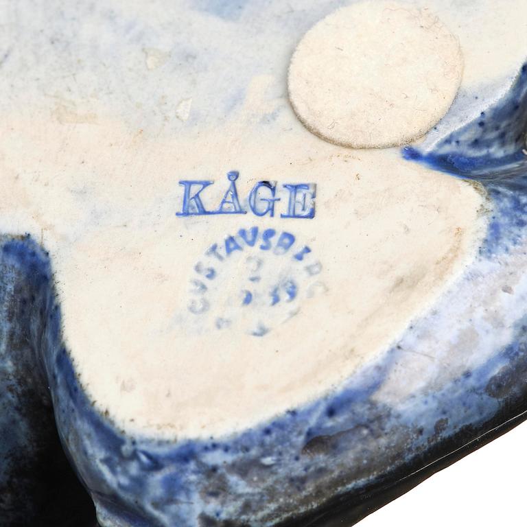 Wilhelm Kåge, a stoneware sculpture of a dragon, Gustavsberg, 1939.