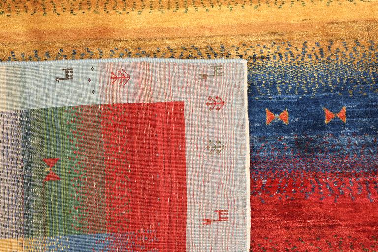 A Gabbeh rug, c. 288 x 207 cm.