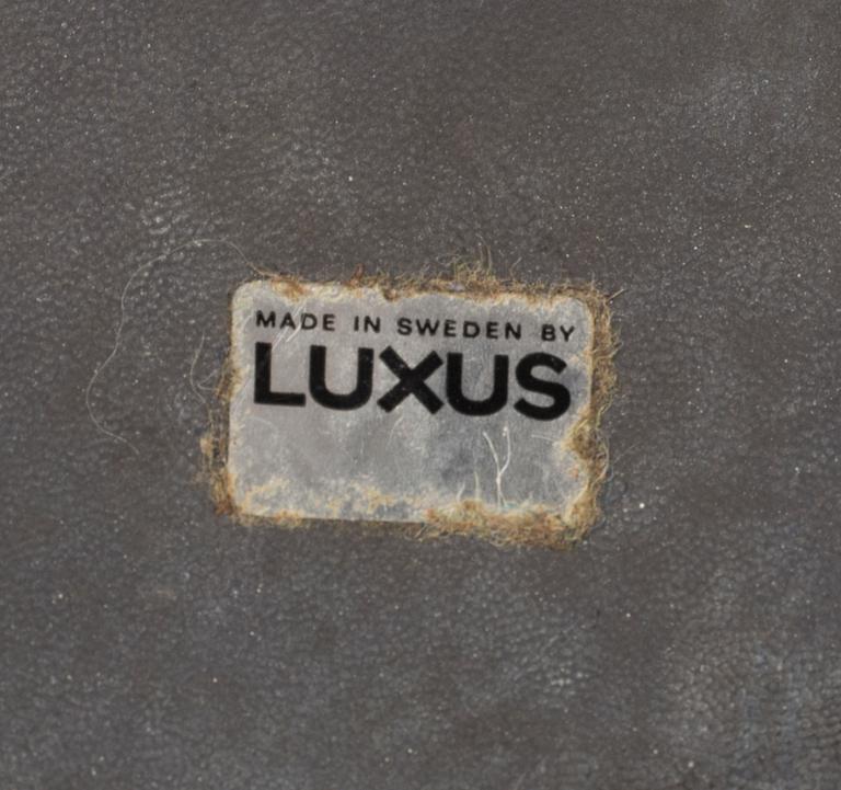 A Luxus brass standard light, second half of the 20th Century.